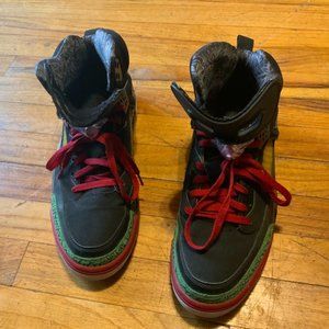 Jordan Spizike Black Varsity Red